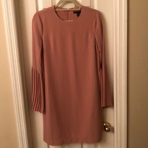Maggy London Rose color dress with sleeves size 8